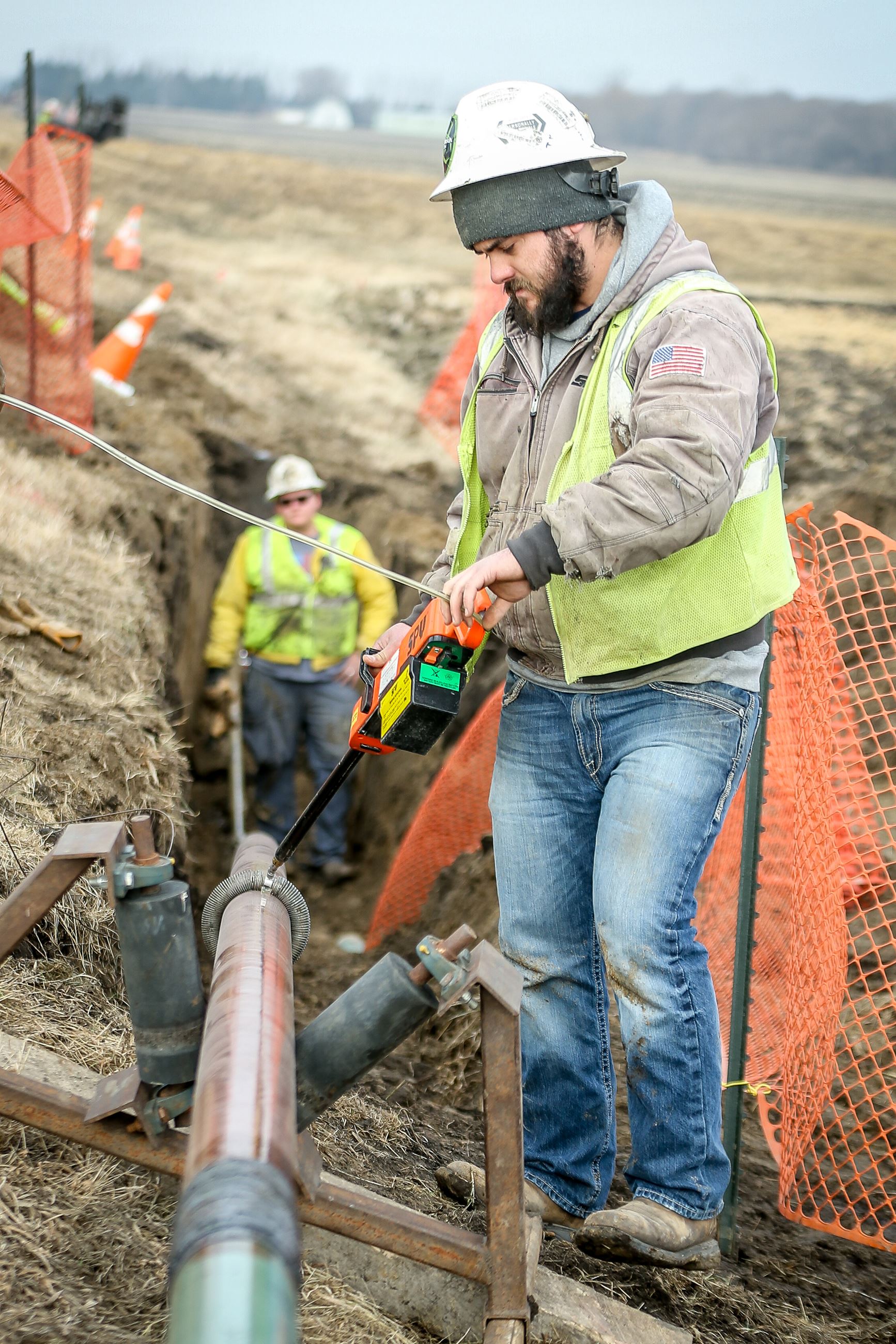 Installation of Dakota Natural Gas pipeline